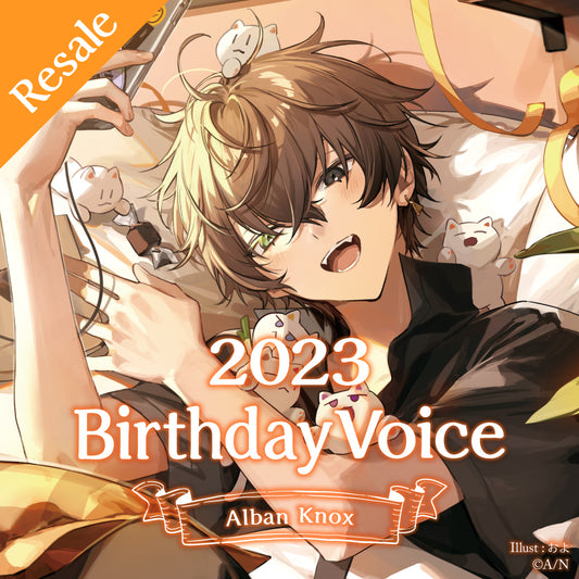 [RESALE] Alban Knox Birthday Voice 2023