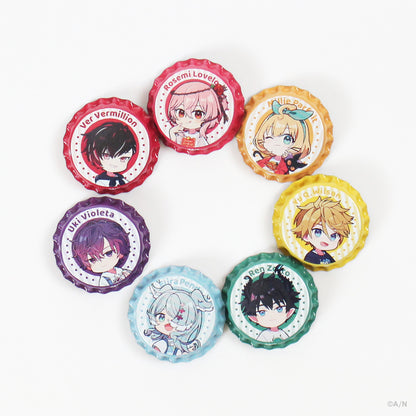 "NIJI瓶子Vol.1" 瓶盖徽章