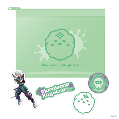 "NIJISANJI & NIJISANJI EN HEROES 1st Anniversary" Clear Pouch & Sticker Set Dytica