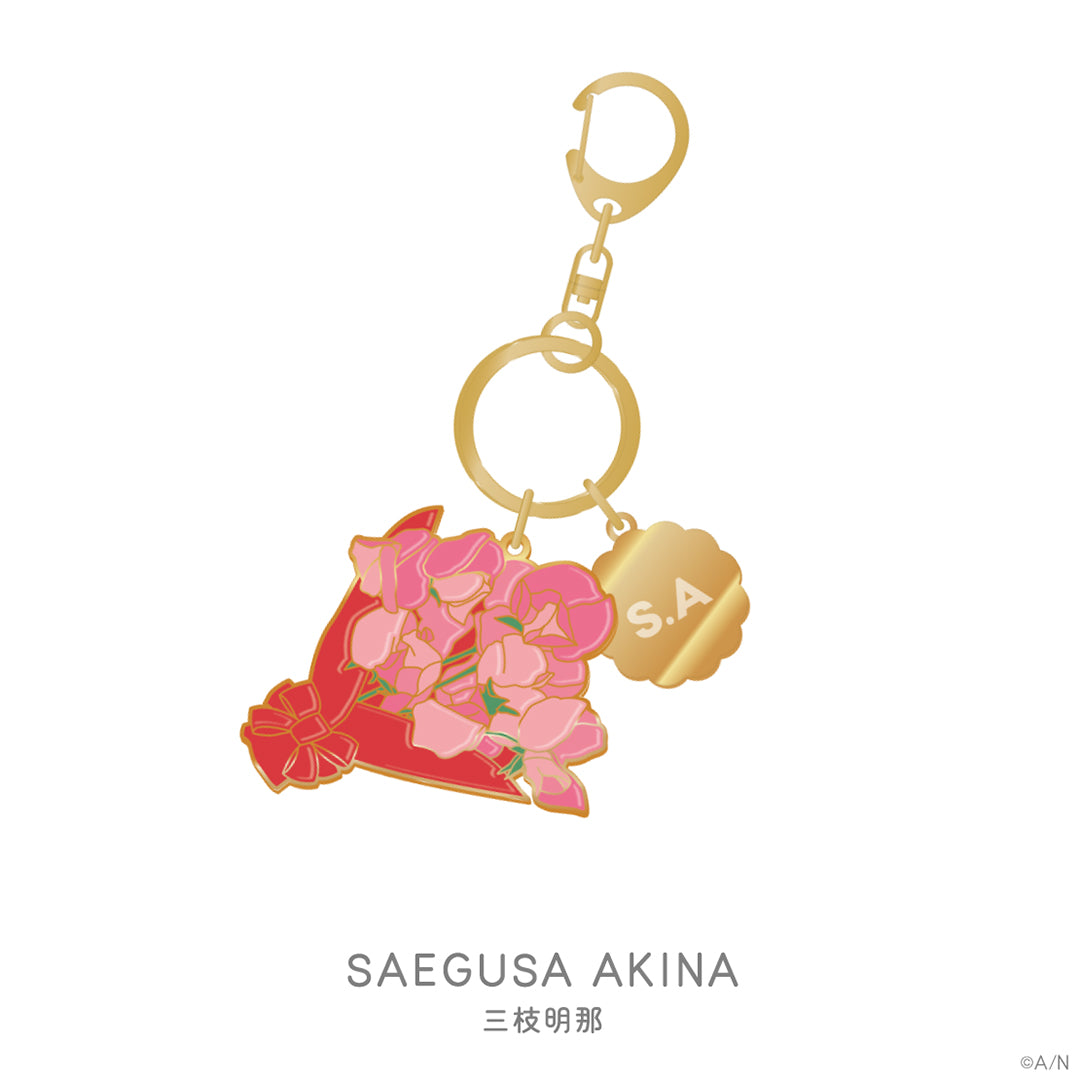 "NIJISANJI White Day 2024" Metal Key Chain