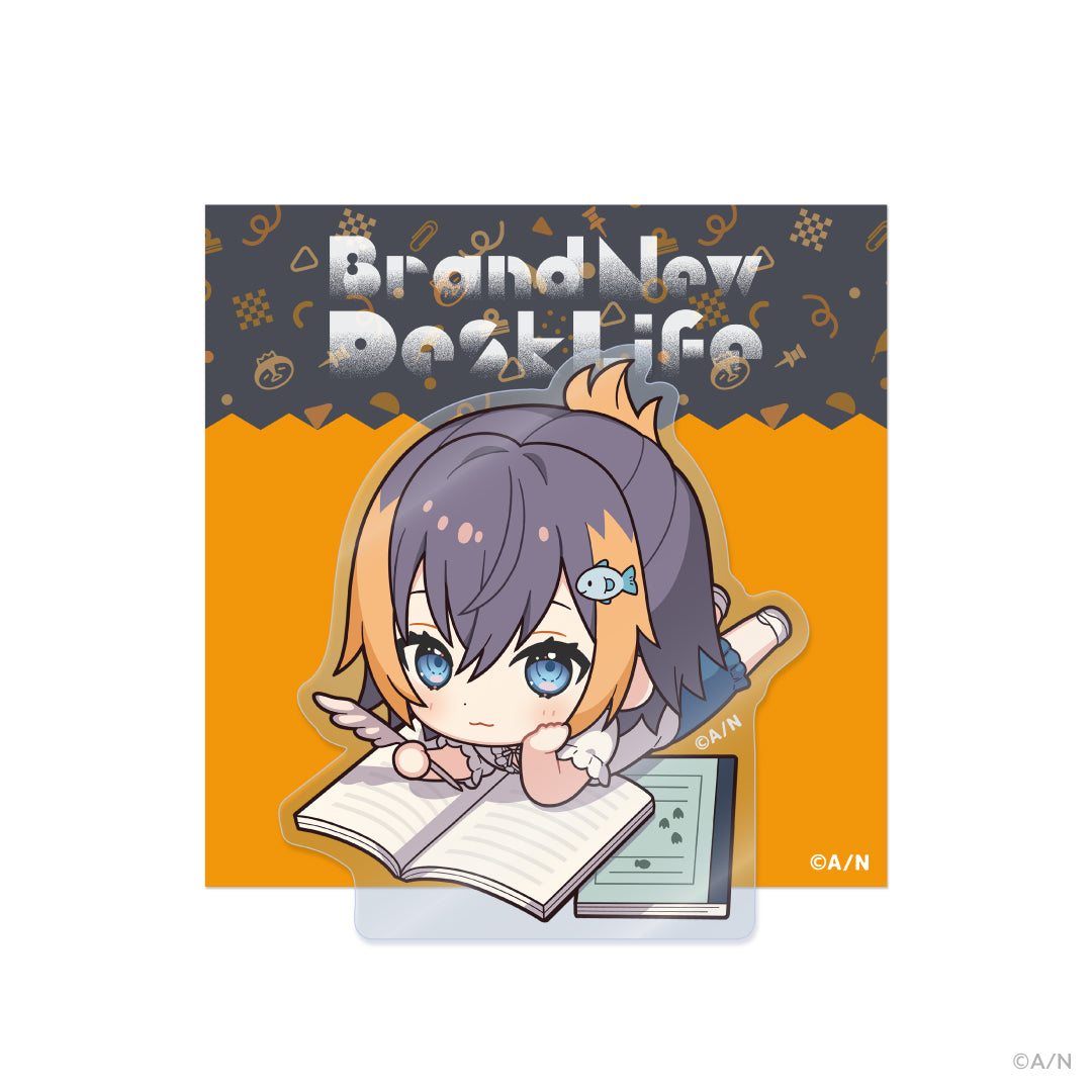 "Brand New Desk Life" Acrylic Memo Stand