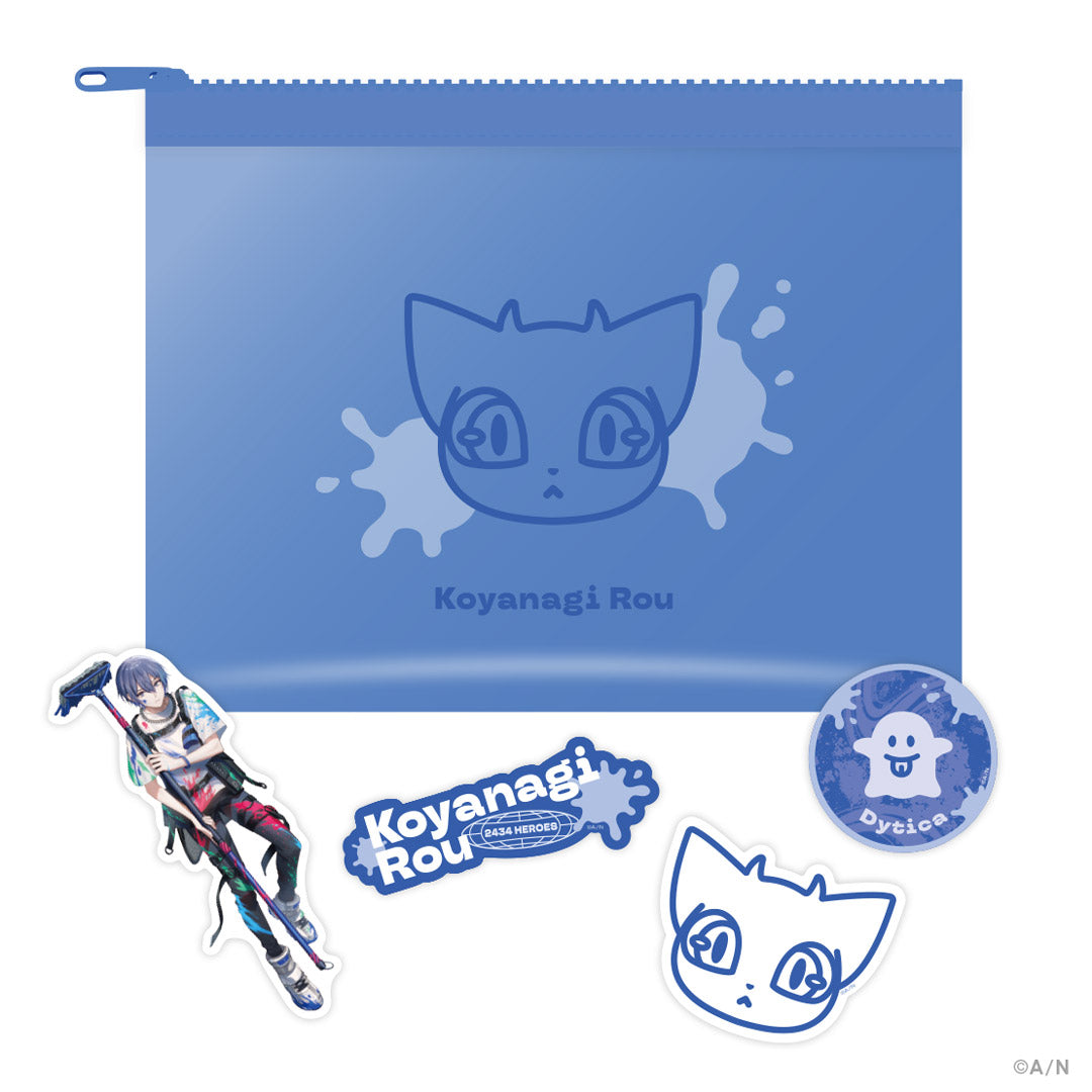 "NIJISANJI & NIJISANJI EN HEROES 1st Anniversary" Clear Pouch & Sticker Set Dytica