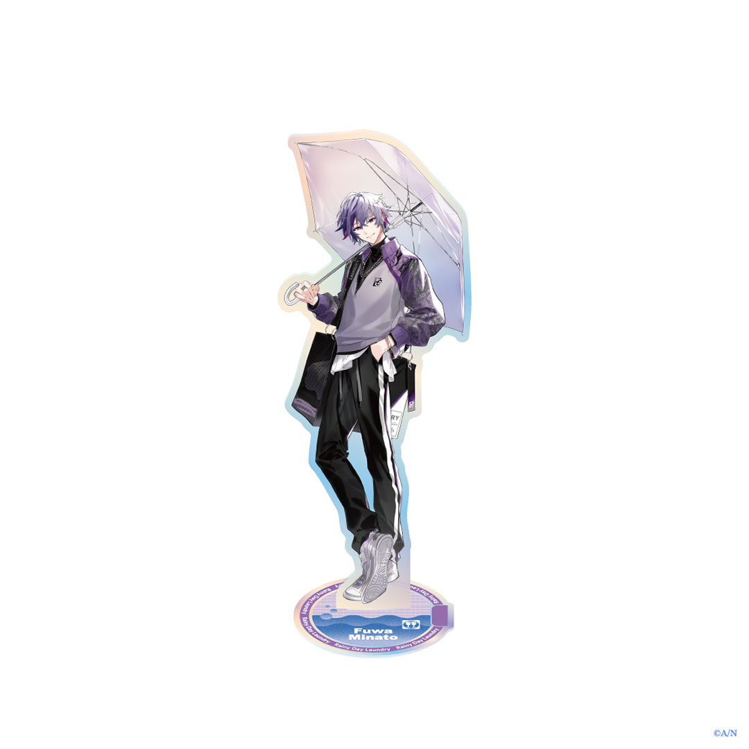 "Rainy Day Laundry" Aurora Foiled Acrylic Stand