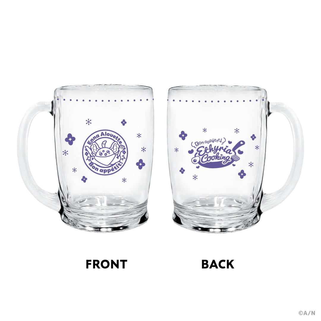 "Ethyria 烹饪美食!" 玻璃马克杯
