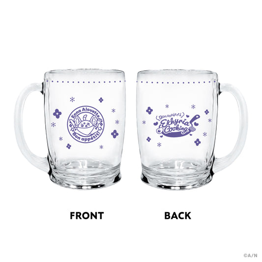 "Ethyria 烹饪美食!" 玻璃马克杯