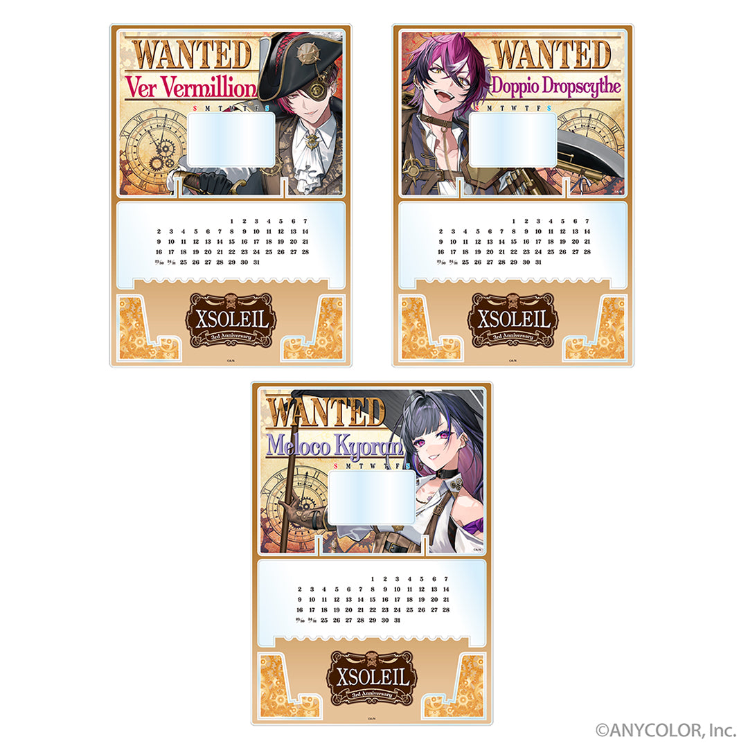 "XSOLEIL 3rd Anniversary" Acrylic Perpetual Calendar