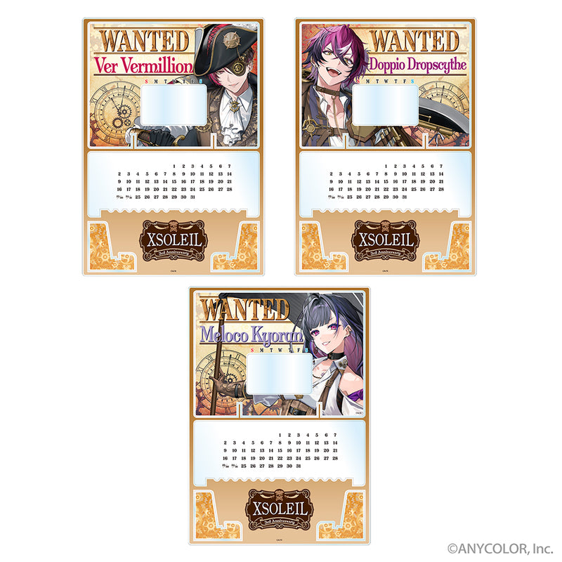 "XSOLEIL 3rd Anniversary" Acrylic Perpetual Calendar