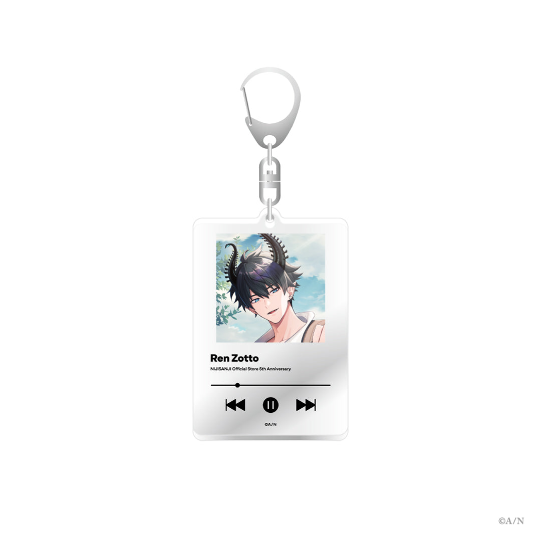 "NIJISANJI Official Store 5th Anniversary Memorial Goods" Acrylic Keychain