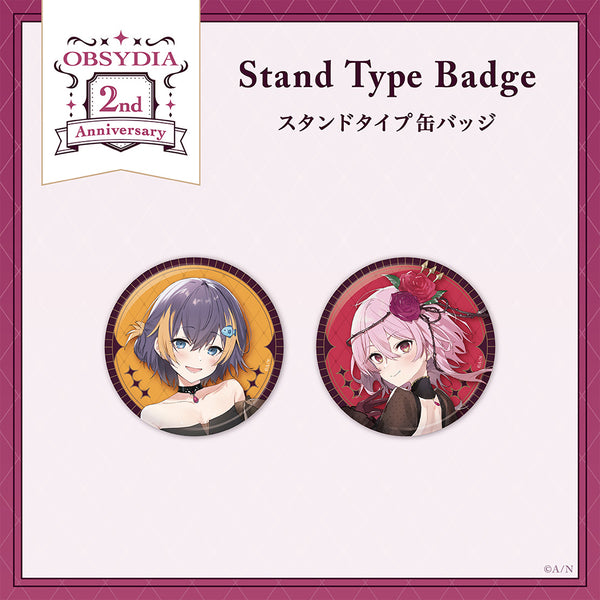 OBSYDIA 2nd Anniversary Stand Type Badge