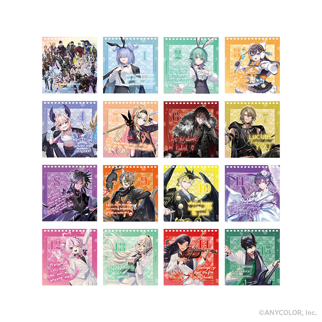 "NIJISANJI EN Anniversary Items" Daily Calendar