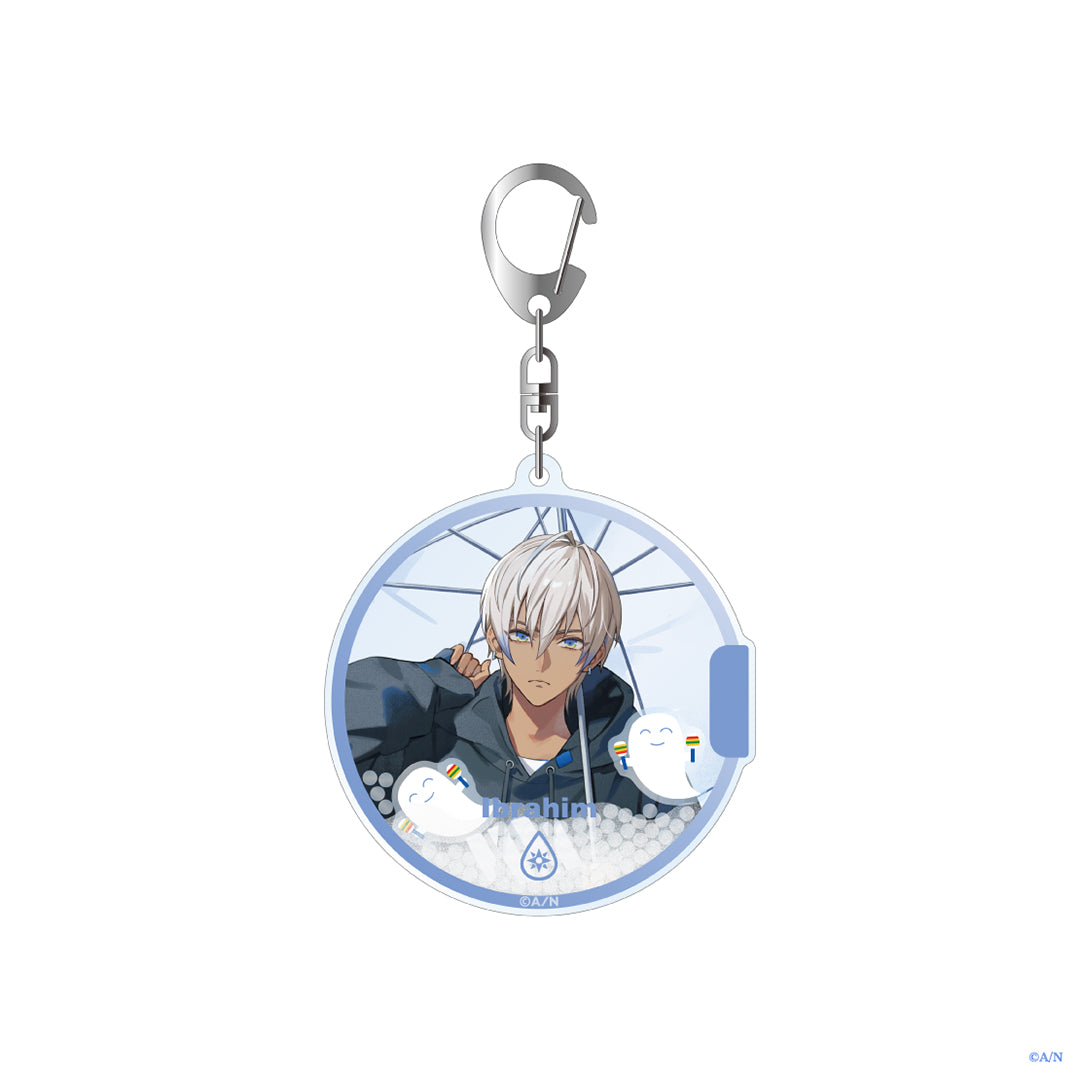 "Rainy Day Laundry" Shaker Keychains