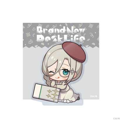 "Brand New Desk Life" Acrylic Memo Stand