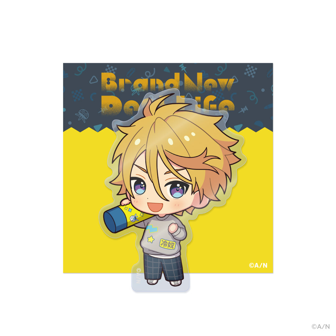 "Brand New Desk Life" Acrylic Memo Stand
