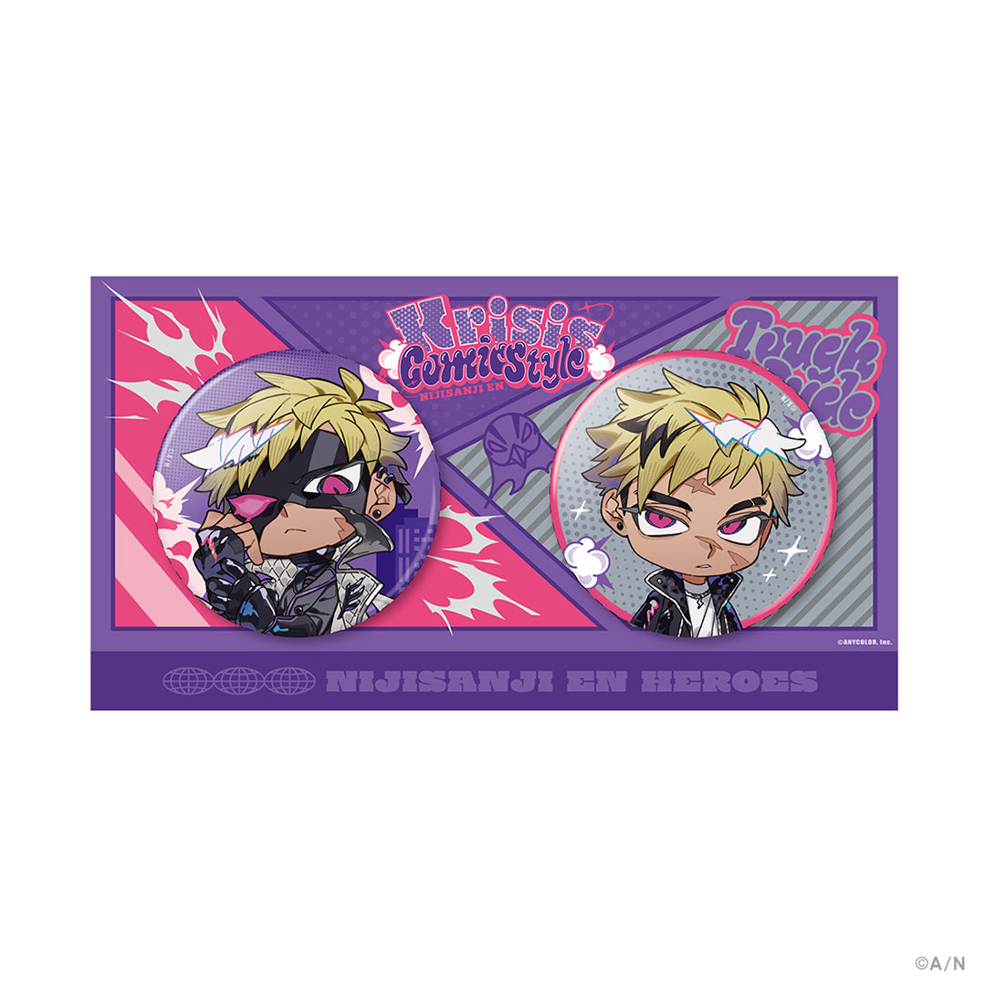 "Krisis Comic Style" Badge Set