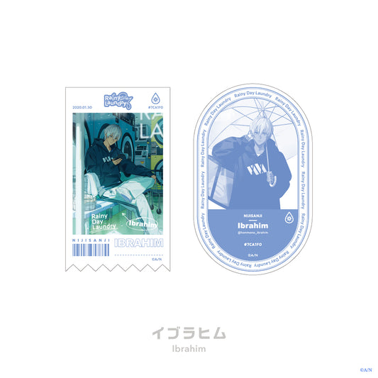 "Rainy Day Laundry" Sticker Set