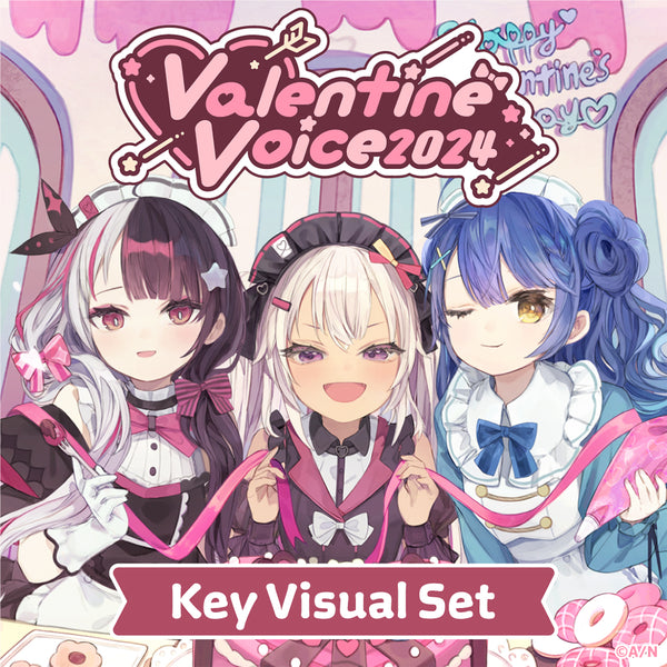 "Valentine Voice 2024" - Key Visual Set
