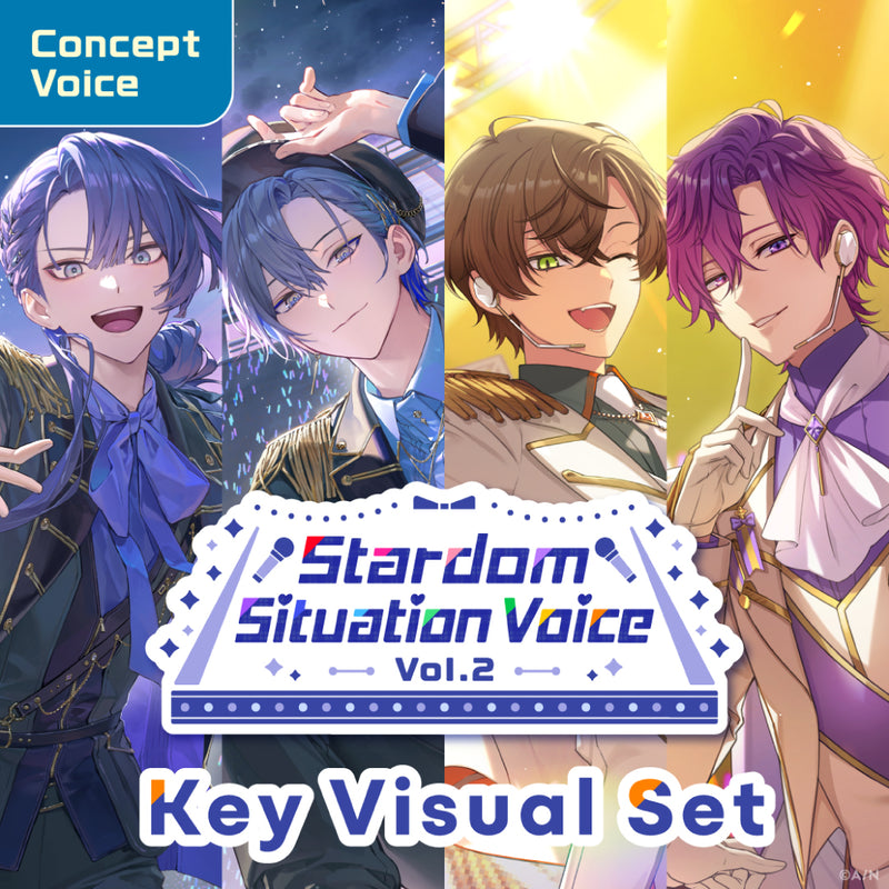 "Stardom Situation Voice Vol.2" - Key Visual Set
