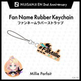 "NIJISANJI EN 2nd Anniversary" Fan Name Rubber Keychain (Ethyria)
