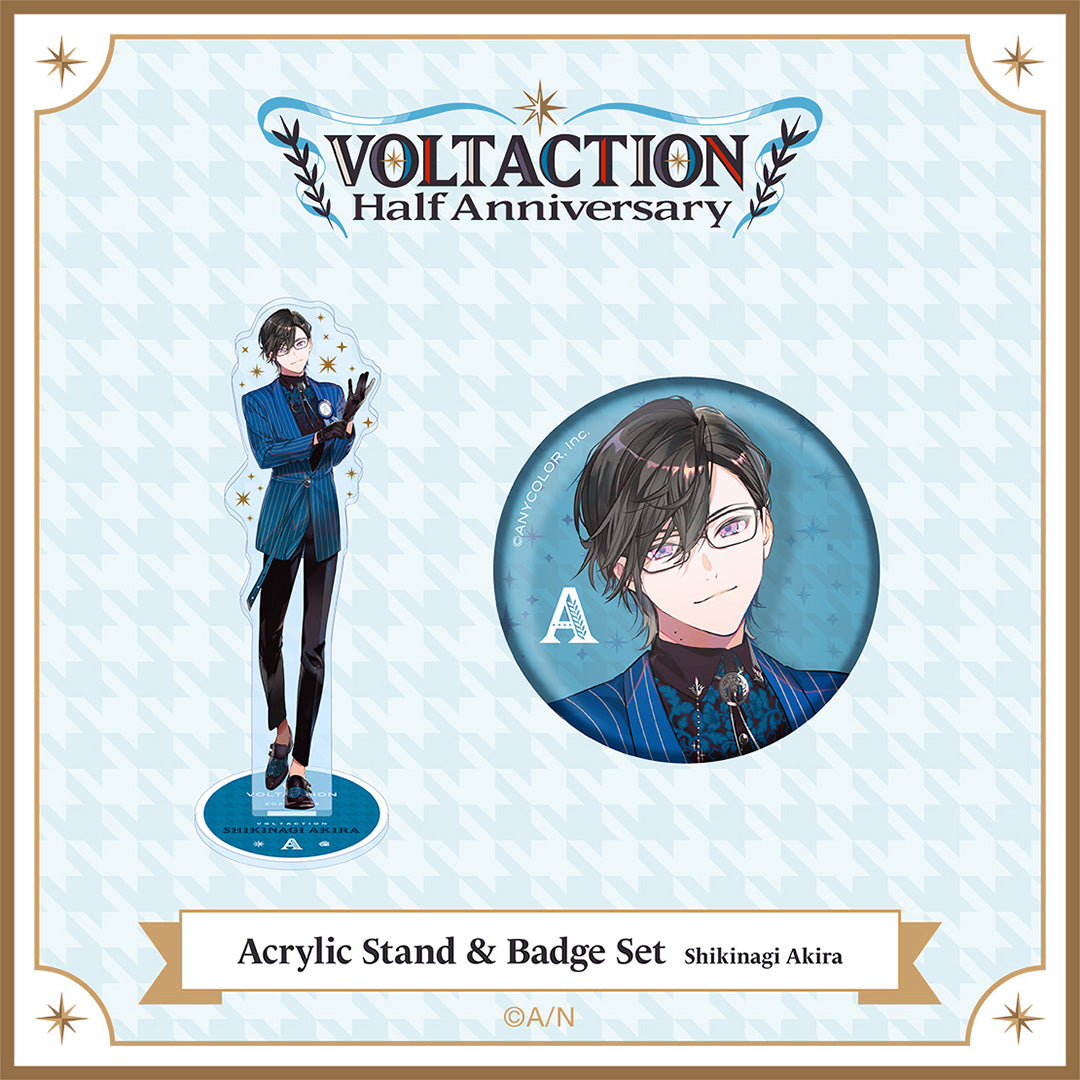 "VOLTACTION Half Anniversary" Acrylic Stands & Badge Set