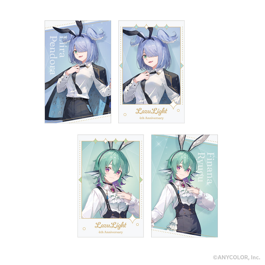 "LazuLight 4th Anniversary" Photo-style Card Set