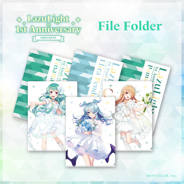 "LazuLight 1st Anniversary" File Folder 3 Set