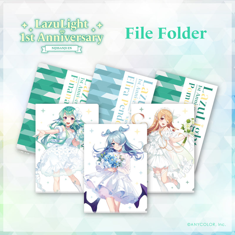 "LazuLight 1st Anniversary" File Folder 3 Set