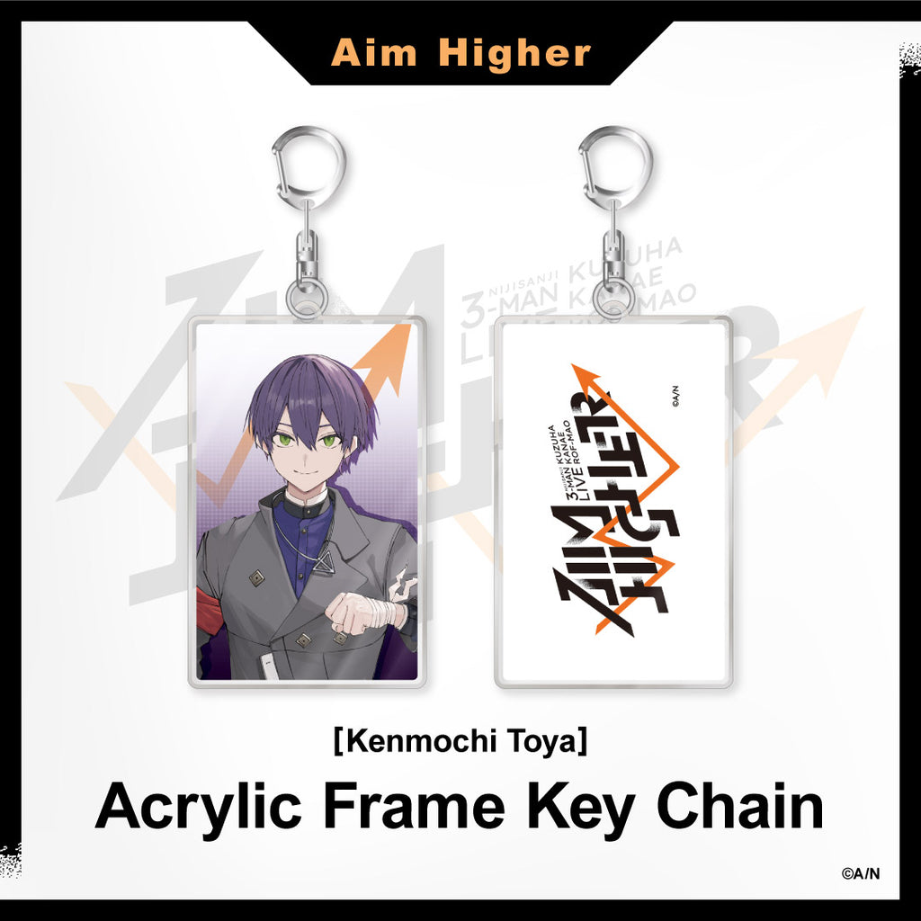 Aim Higher] Acrylic Frame Key Chain Kenmochi Toya – NIJISANJI EN