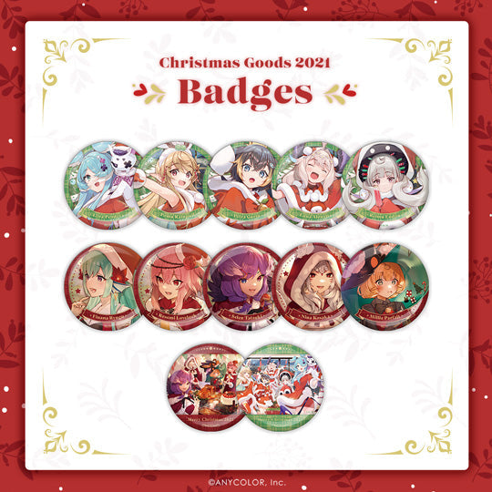 "Christmas Goods 2021" 3 Random Badge Set
