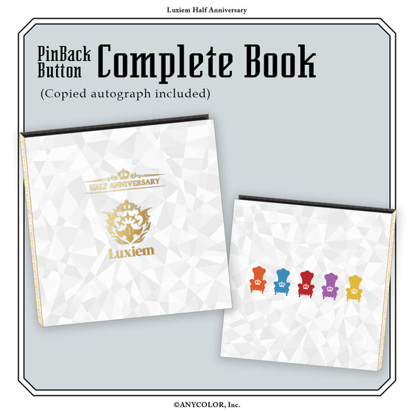 "Luxiem Half Anniversary" Complete Book Badge