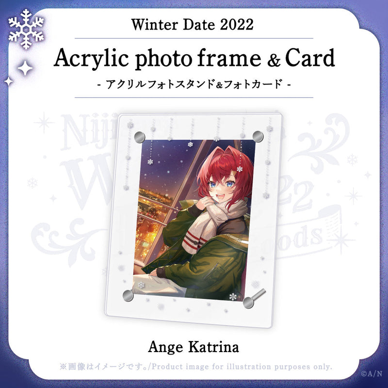"Winter Date" Acrylic photo frame & Card