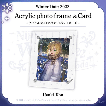 "Winter Date" Acrylic photo frame & Card