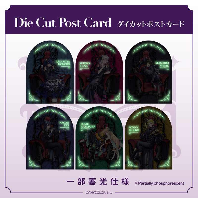 [NIJISANJI Halloween 2022] Die Cut Post Card