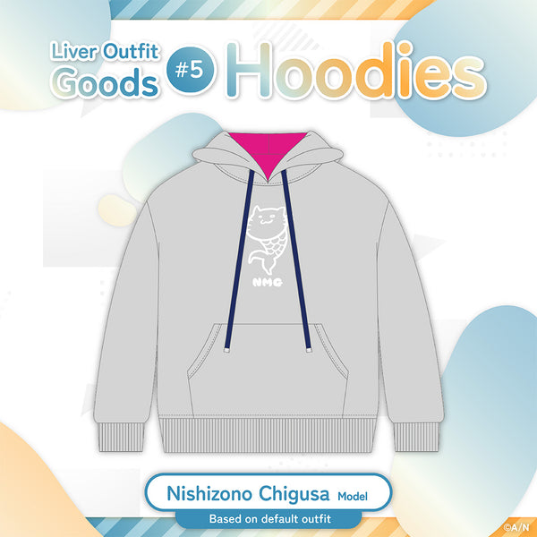 [Liver Outfit Goods #5] Hoodies Nishizono Chigusa