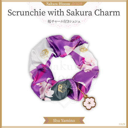 "Sakura Bloom 2023" Scrunchie with Sakura Charm