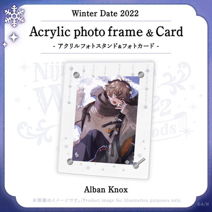 "Winter Date" Acrylic photo frame & Card
