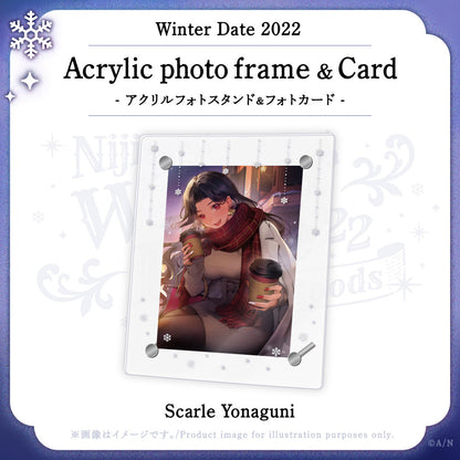 "Winter Date" Acrylic photo frame & Card